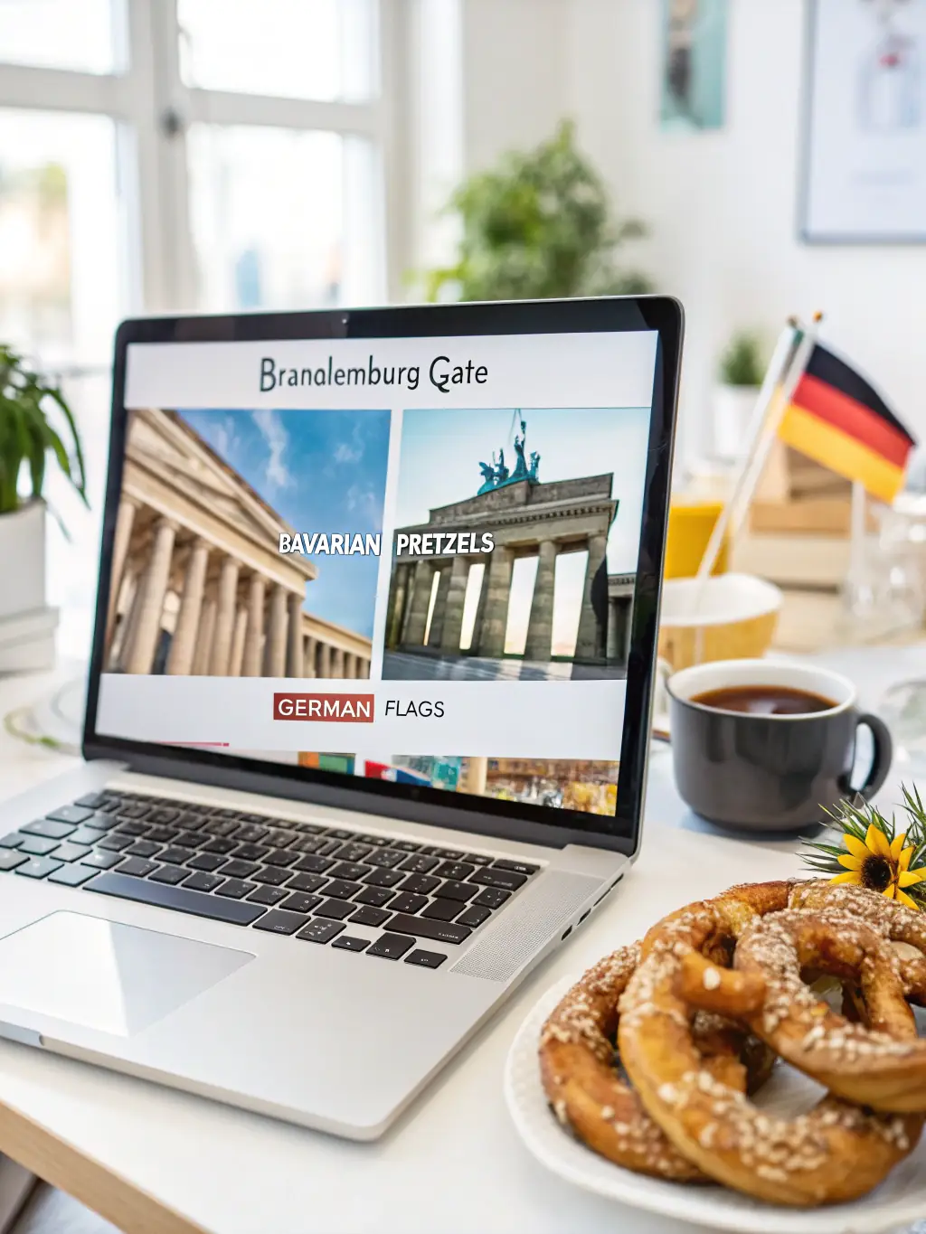 An image representing German culture and integration, with the LiD logo integrated into the design.